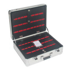جعبه ابزار آلومینیوم نقره 3.5 کیلوگرم ، کیف دستی آلومینیومی سفارشی قابل حمل