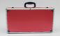 کیف حمل آلومینیوم قرمز ، جعبه سخت آلومینیوم سبک با فوم