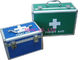 جعبه کمک های اولیه آلومینیوم آبی / جعبه وسایل پزشکی برای محافظت از ابزارهای دکتر
